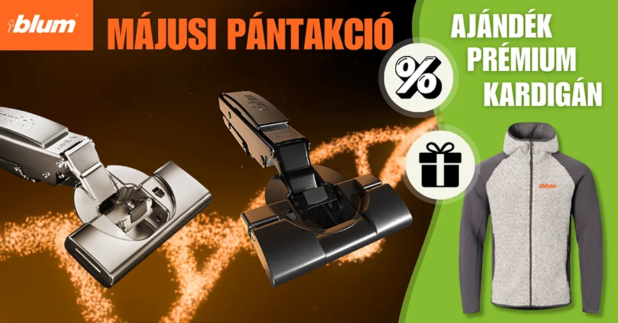 Májusi Blum kivetőpánt akció